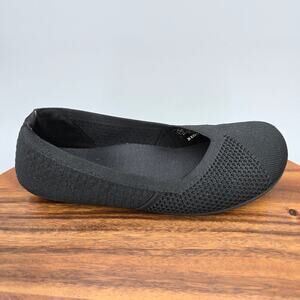 Xero Shoes Phoenix Ballet Flats Women's 8 Black Knit Comfort Barefoot Minimalist